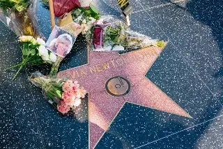 Imagen Fans llevan flores a la Estrella de Olivia Newton-John en el Paseo de la Fama