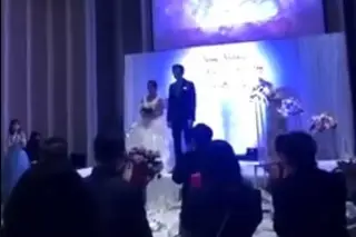 Imagen Expone a su novia infiel en plena boda (+Video) 