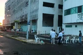 Imagen SAT de Boca del Río, por segundo día consecutivo bloqueado