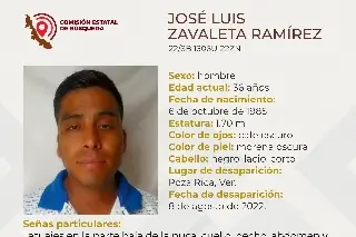 Imagen Desaparece hombre en Poza Rica, Veracruz 