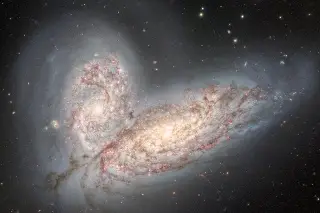 Imagen Captan 2 galaxias en proceso de fusión (+Foto) 