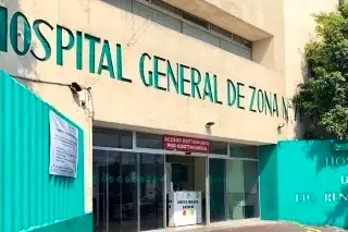 Imagen Elemento de seguridad del IMSS de Diaz Mirón golpea a su mujer en pleno hospital 