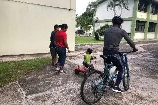 Imagen Realizan rodada ciclista en zona militar de La Boticaria