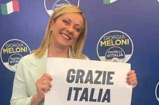 Imagen Coalición de derecha, liderada por Giorgia Meloni, se perfila a ganar elecciones en Italia
