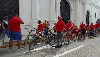 Imagen Peregrinan en bici de la Catedral de Veracruz a Puente Jula