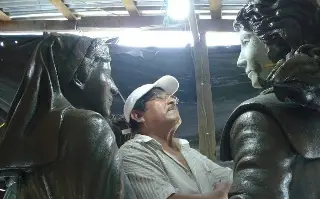 Imagen Fallece el conocido escultor veracruzano Miguel Vargas Martinez