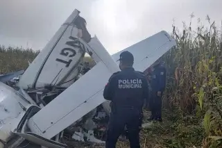 Imagen Tres muertos por desplome de avioneta en el Estado de México