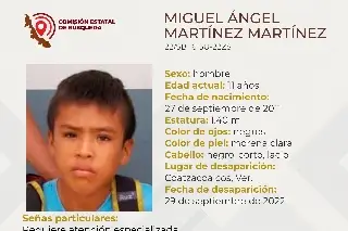 Imagen Desaparece menor de edad en Coatzacoalcos, Veracruz 