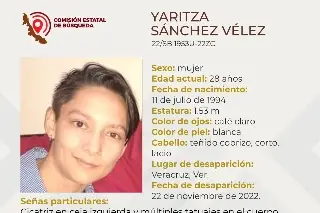 Imagen Desaparece joven mujer en el puerto de Veracruz