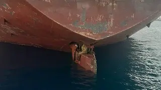 Imagen Sobreviven 11 días en un timón de barco petrolero