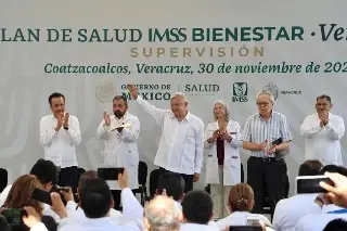Imagen AMLO supervisa plan de salud IMSS - Bienestar en Veracruz