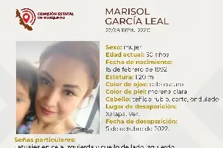 Imagen Desaparece mujer de 30 años en Xalapa, Veracruz; mide 1.20 metros 