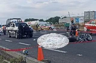 Imagen Muere otro motociclista en autopista Veracruz-Cardel