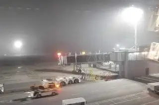 Imagen Niebla retrasó vuelos en aeropuerto internacional de Monterrey