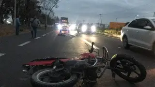 Imagen Se muere circulando en su motocicleta, en Veracruz Puerto