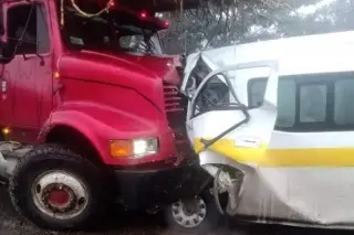 Imagen Muere trabajador en trágico accidente en carretera de Veracruz 
