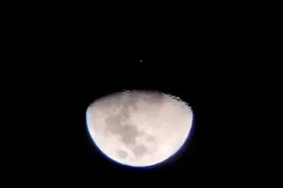 Imagen Marte se ocultó detrás de la Luna la madrugada de este martes (+Video)
