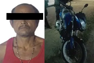 Imagen Detienen a sujeto con moto robada en fraccionamiento Reforma de Veracruz