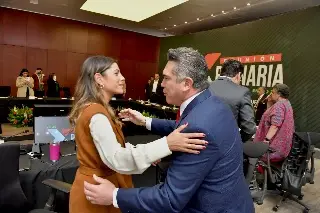 Imagen 'Alito' Moreno ‘revienta’ plenaria de senadores del PRI; no estaba invitado