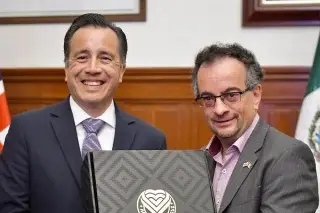Imagen Embajador de Reino Unido en México se reúne con Cuitláhuac García en Veracruz
