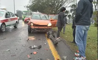 Imagen Se registran accidentes múltiples en autopista de Veracruz; hay 3 lesionados 