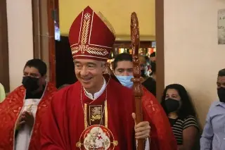 Imagen Jorge Carlos Patrón Wong cumple un año como arzobispo de Xalapa; 'me siento en casa', dice