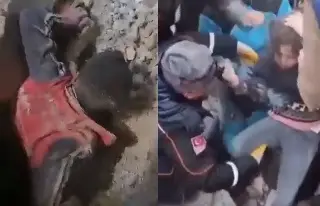 Imagen Rescatan a niños de los escombros tras terremoto en Turquía (+Videos)