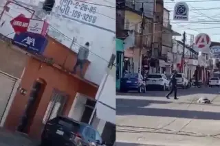 Imagen Sujeto con machete derriba cables de luz y ataca a policías; termina muerto (+Video)