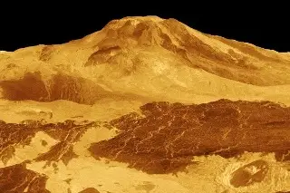 Imagen Descubren un volcán activo en Venus