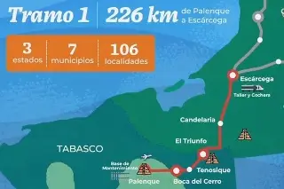 Imagen Tramo 1 del Tren Maya tiene el 100% del riel requerido para la vía: Fonatur 