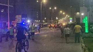 Imagen Movilización policiaca y cierre vial en bulevar Ávila Camacho, en Boca del Río