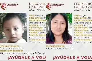 Imagen Buscan a madre e hijo desaparecidos en Boca del Río