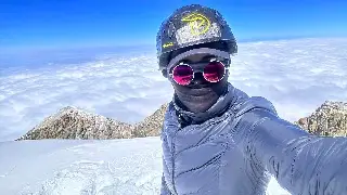 Imagen Joven alpinista vivirá 32 días en la cima del Pico de Orizaba 