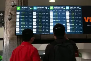 Imagen Caos en aeropuerto de la CDMX porque no se muestran horarios reales de vuelos