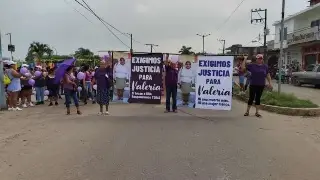 Imagen Continúa bloqueo en la región de San Rafael, exigen justicia para Valeria 