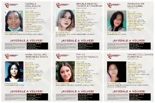Imagen En solo 3 días, reportan desaparición de 8 mujeres en diferentes municipios de Veracruz