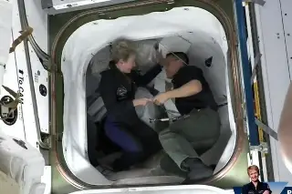 Imagen Los astronautas de la misión privada Ax-2 llegan a la Estación Espacial Internacional