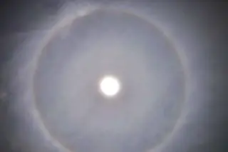 Imagen Por nubosidad alta se podrían ver halos solares en Veracruz