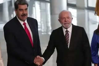 Imagen Lula recibe a Maduro en Brasilia con honores de Estado