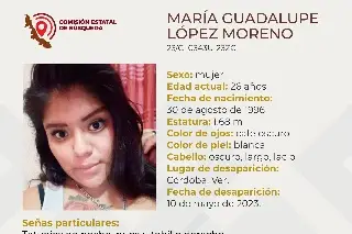 Imagen Ella es María, tiene 26 años de edad y desapareció en Córdoba, Veracruz