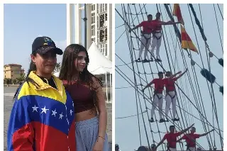 Imagen Con visita de velero de Venezuela, Yolí y Paola se reencontraron con su familia en Veracruz