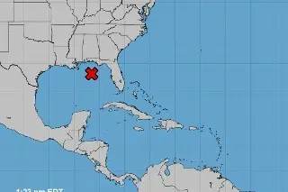 Imagen Disturbio en Golfo de México ya tiene 70% de probabilidad de evolucionar a ciclón tropical 