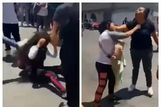 Imagen Golpean a alumna de secundaria y a su mamá con bebé en brazos (+Video)