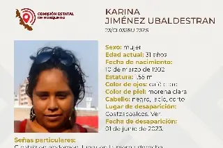 Imagen Piden ayuda para encontrar a joven mujer desaparecida al sur de Veracruz 