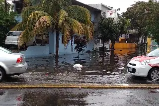 Imagen Inundaciones y caos vial ocasiona lluvia en Veracruz-Boca del Río 