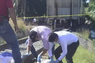Imagen Cruzaba las vías, tren le cercena las piernas y muere, en Tejería municipio de Veracruz