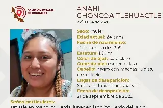 Imagen Desaparece joven mujer en Córdoba, Veracruz 