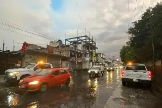 Se registran casi 50 milímetros de lluvia en Xalapa, informa PC