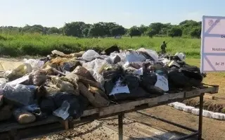 Imagen Incineran más de 250 kilos de dr0ga incautada en el puerto de Veracruz 