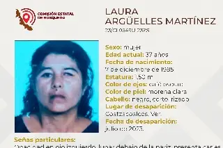 Imagen Joven mujer desaparece al sur de Veracruz 